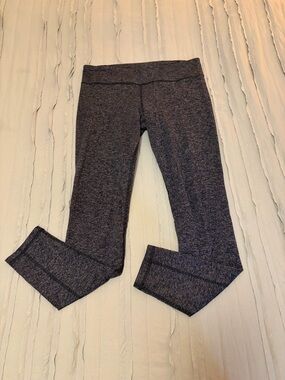 Under Armour Blue Gray Heather Leggings | Size M